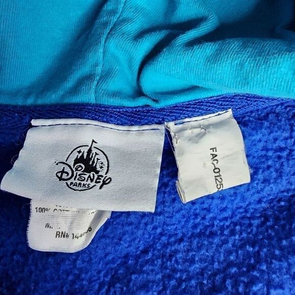 Walt Disney World Hoodie Women's Medium Full‎ Zip Sweatshirt 2020 Blue - Picture 4 of 7